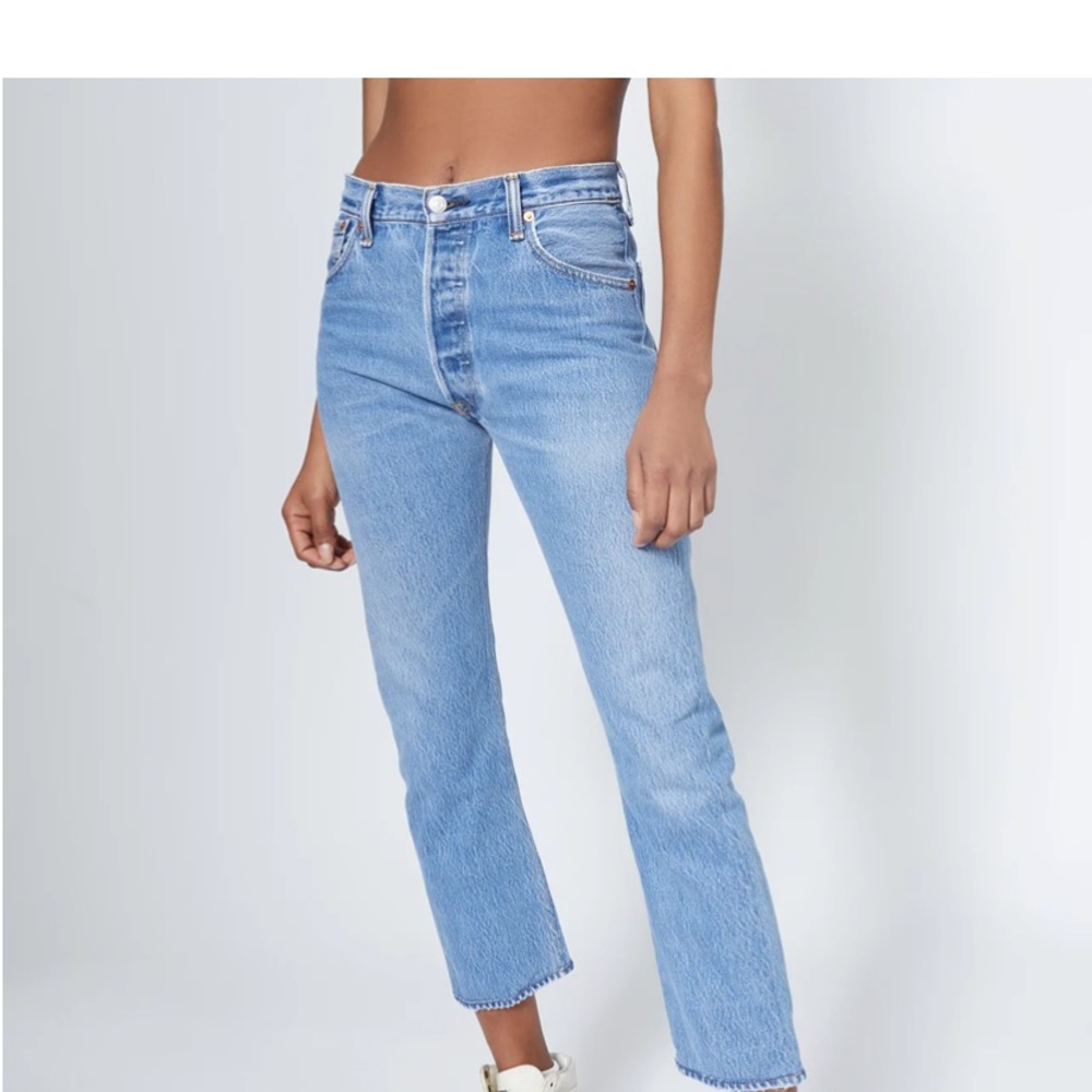 RE/DONE Levis “high rise ankle crop” size 26